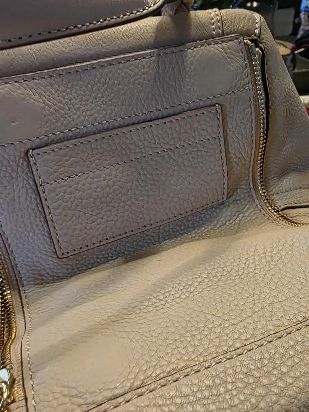 Tory Burch Blush Leather Tote with Braided Handles